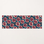 Tapis De Yoga Tranches de grenade (Devant (Horizontal))