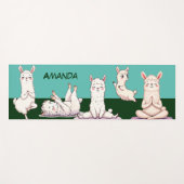 Tapis De Yoga Tranquille Llama Yoga Mat (Devant (Horizontal))