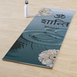 Tapis De Yoga Tranquille Pond Zen Blanc Lotus Yogi Spirituel
