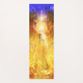 Tapis De Yoga TRANSMUTATION D'Oiseaux De Feu Phoenix (Devant)