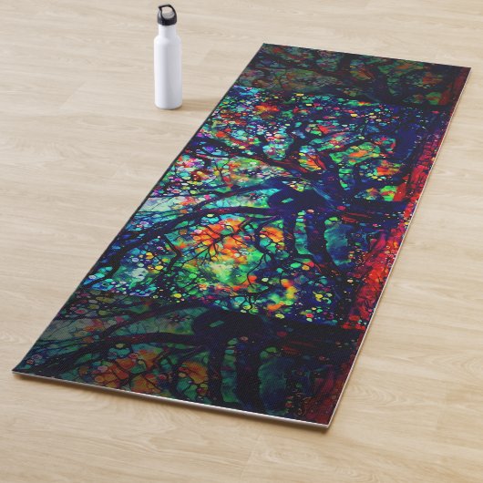 Tapis De Yoga Tree of Life (En situation)