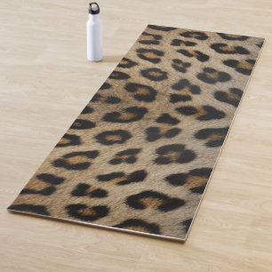 Tapis De Yoga Trendy élégant audacieux léopard fourrure poster d