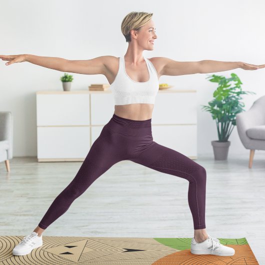 Tapis De Yoga triangle antique