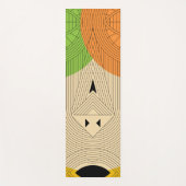 Tapis De Yoga triangle antique (Devant)