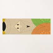 Tapis De Yoga triangle antique (Devant (Horizontal))