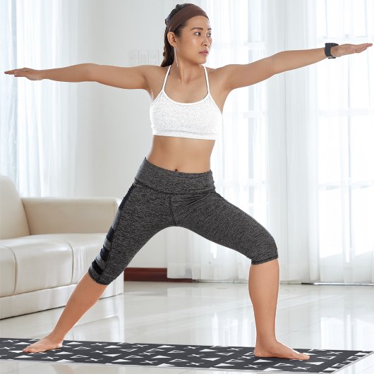 Tapis De Yoga Triangle de la ligne Geo