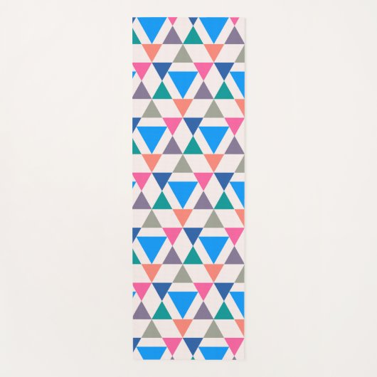 Tapis De Yoga Triangle multicolore (Devant)