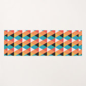 Tapis De Yoga triangles colorés (Devant (Horizontal))
