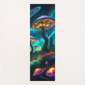 Tapis De Yoga Trippy Mushroom Planet II (Devant)