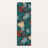 Tapis De Yoga Tropical foncé (Devant)
