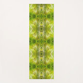 Tapis De Yoga Tropical green palm leaves sunlight pattern (Devant)