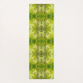 Tapis De Yoga Tropical green palm leaves sunlight pattern (Dos)
