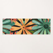 Tapis De Yoga tropical/hawaïen/floral/fleur (Devant (Horizontal))