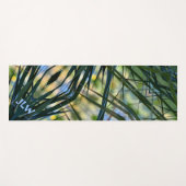 Tapis De Yoga Tropical Shades Palm Fronds (Devant (Horizontal))