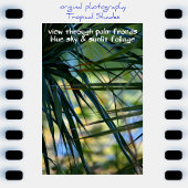 Tapis De Yoga Tropical Shades Palm Fronds