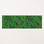 Tapis De Yoga Trouvez le trèfle chanceux (Devant (Horizontal))