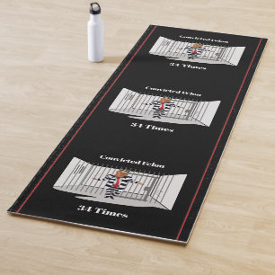 Tapis De Yoga Trump condamné Felon Yoga Mat