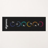 Tapis De Yoga Trumpet musicien de jazz cool (Devant (Horizontal))