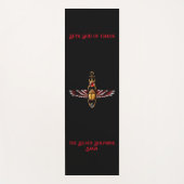 Tapis De Yoga TSDS : Graphique de manteau de Seth (Devant)