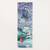 Tapis De Yoga Tsuchiya Koitsu - Neige de printemps à Maruyama (Dos)