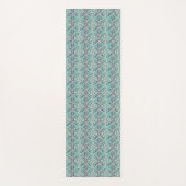 Tapis De Yoga Tuile bleue IV de batik (Devant)