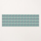 Tapis De Yoga Tuile bleue IV de batik (Devant (Horizontal))