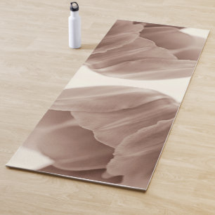 Tapis De Yoga Tulipe dans la macro couleur neutre