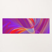 Tapis De Yoga Tunnel de néon clair rose Abstrait (Dos (Horizontal))