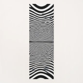Tapis De Yoga Tunnel d'illusion optique - Noir et blanc hypnotiq (Devant)