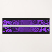 Tapis De Yoga Tunnels Plage Hawaiian Hibiscus Surf Purple (Devant (Horizontal))