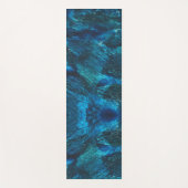 Tapis De Yoga Turqouise Galaxy Paint Sparkings (Devant)