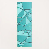 Tapis De Yoga Turquoise cassé (Devant)