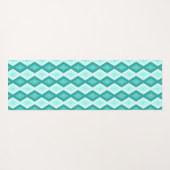 Tapis De Yoga Turquoise diamond pattern (Dos (Horizontal))
