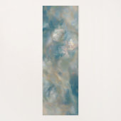 Tapis De Yoga Turquoise Marble Swirl Pattern (Dos)