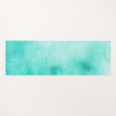 Tapis de Yoga Turquoise Mer Vert (Devant (Horizontal))