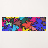 Tapis De Yoga Twirl coloré Abstrait / (Devant (Horizontal))