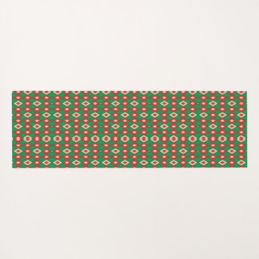 Tapis De Yoga Two images showcasing a rectangular patterned  (Dos (Horizontal))