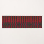 Tapis De Yoga Two red and black geometric pattern ties (Dos (Horizontal))
