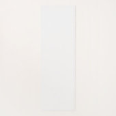 Tapis De Yoga Typographie de script Namaste personnalisée (Dos)