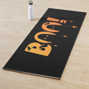 Tapis De Yoga TYPOGRAPHIE effrayante et mignonne avec chauves-so
