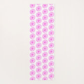 Tapis De Yoga Ultra Rose Fleur de marguerite Impression, Hippie (Dos)