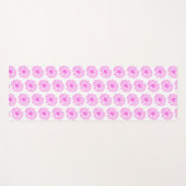 Tapis De Yoga Ultra Rose Fleur de marguerite Impression, Hippie (Devant (Horizontal))