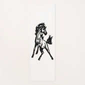 Tapis De Yoga Un cheval sautant fringant (Devant)