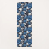 Tapis De Yoga Un crâne et une série Rose 12 (Devant)