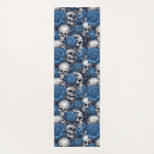 Tapis De Yoga Un crâne et une série Rose 12 (Dos)