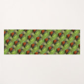 Tapis De Yoga Un Curieux Robin Américain (Devant (Horizontal))