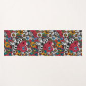 Tapis De Yoga Un jardin coloré (Devant (Horizontal))