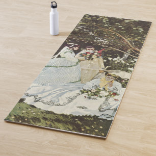 Tapis De Yoga Un moulin à vent à Zaandam Claude Monet
