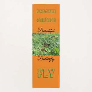 Tapis De Yoga Un papillon monarque