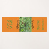 Tapis De Yoga Un papillon monarque (Devant (Horizontal))
